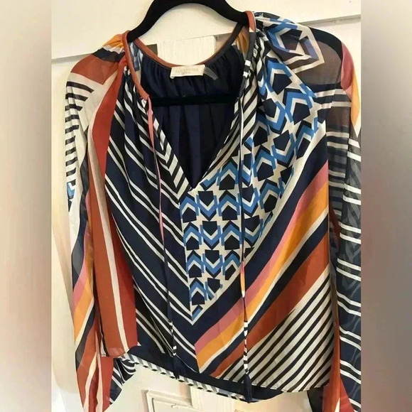 Ramy Brook Kayden Geo-Printed Top size XS - Picture 4 of 7